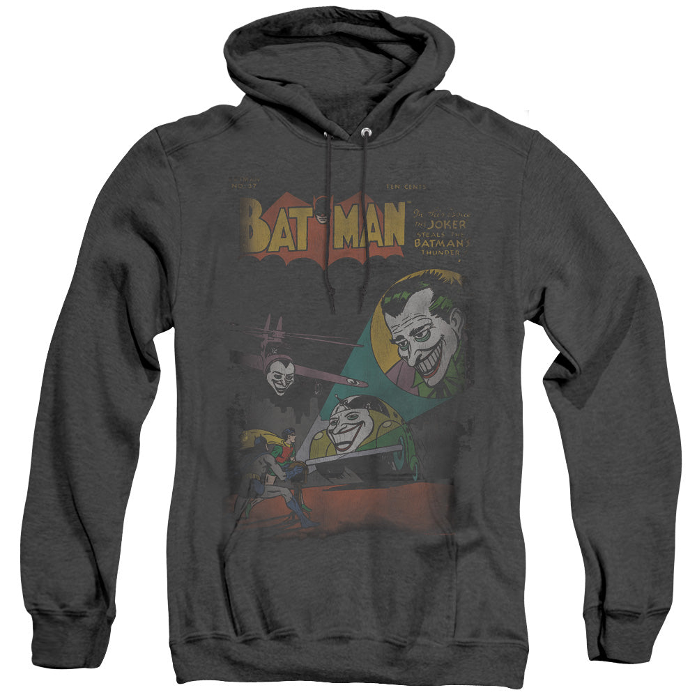 AN OFFCIALLY LICENSED DC WRONG SIGNAL ADULT UNISEX HEATHER PULLOVER HOODIE BLACK