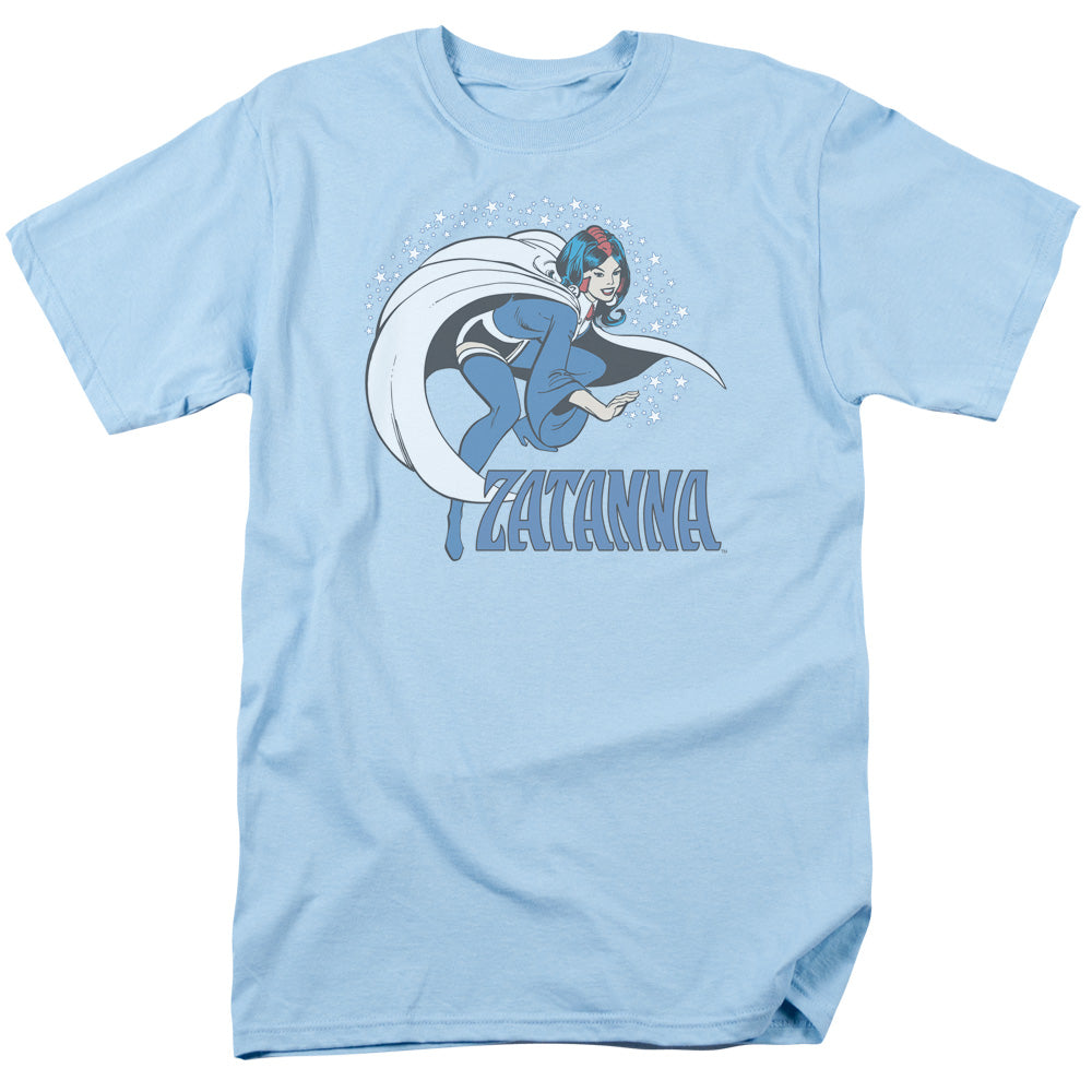 AN OFFCIALLY LICENSED DC ZATANNA MEN'S REGULAR FIT T-SHIRT LIGHT BLUE