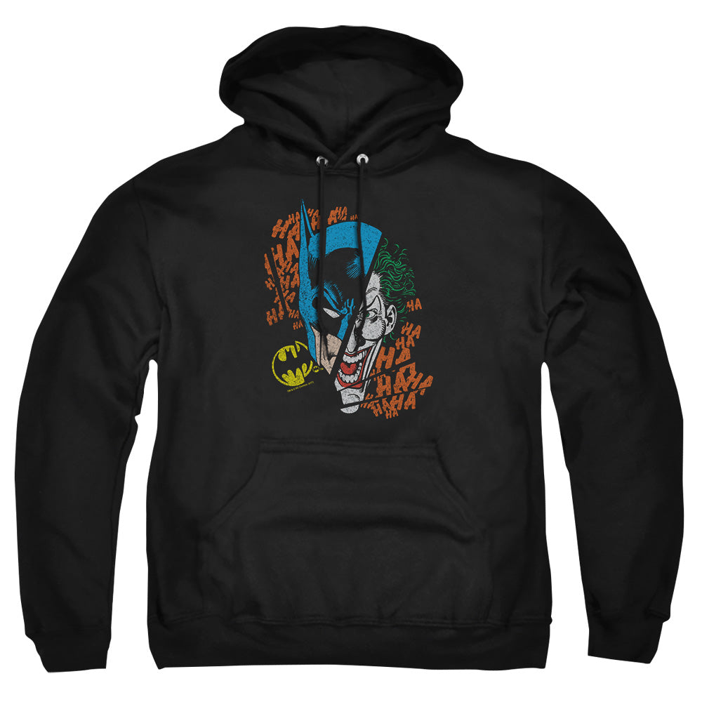 AN OFFCIALLY LICENSED DC BROKEN VISAGE ADULT UNISEX PULLOVER HOODIE BLACK