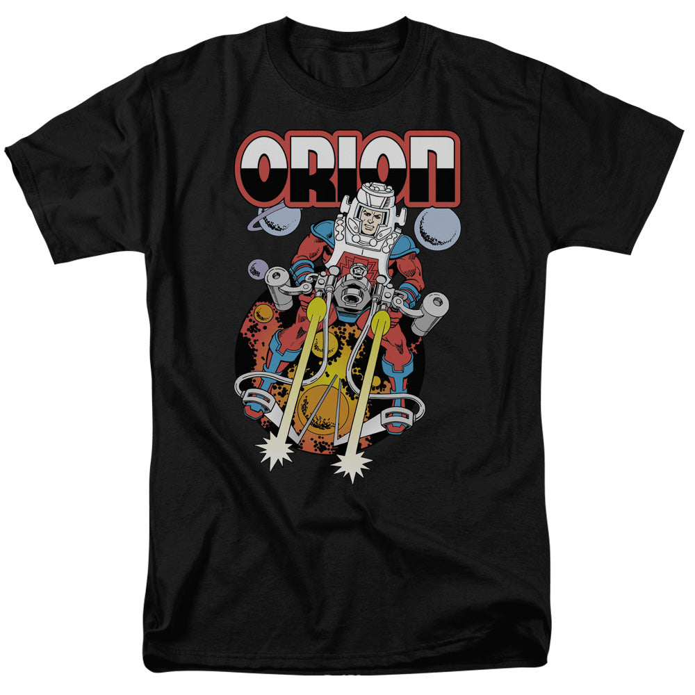 AN OFFCIALLY LICENSED DC ORION MEN'S REGULAR FIT T-SHIRT BLACK