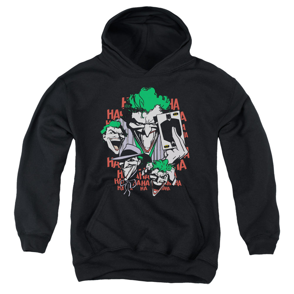AN OFFCIALLY LICENSED DC FOUR OF A KIND YOUTH HOODIE BLACK
