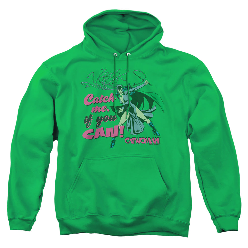 AN OFFCIALLY LICENSED DC CATCH ME ADULT UNISEX PULLOVER HOODIE KELLY GREEN