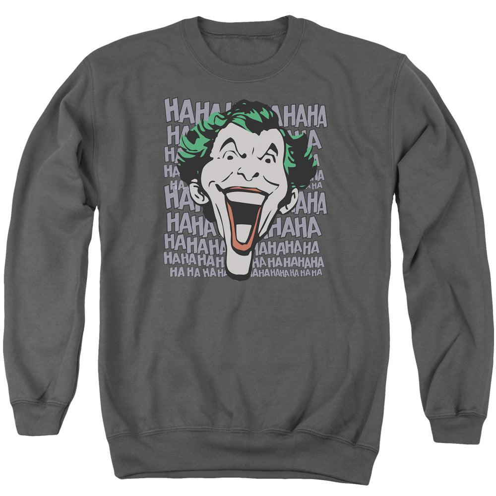 AN OFFCIALLY LICENSED DC DASTARDLY MERRIMENT ADULT UNISEX CREWNECK SWEATSHIRT CHARCOAL