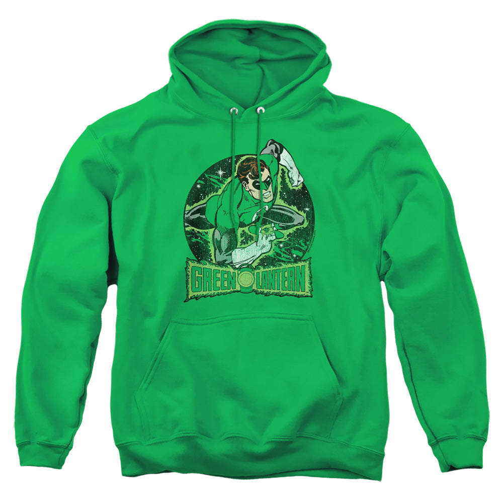 AN OFFCIALLY LICENSED DC IN THE SPOTLIGHT ADULT UNISEX PULLOVER HOODIE KELLY GREEN