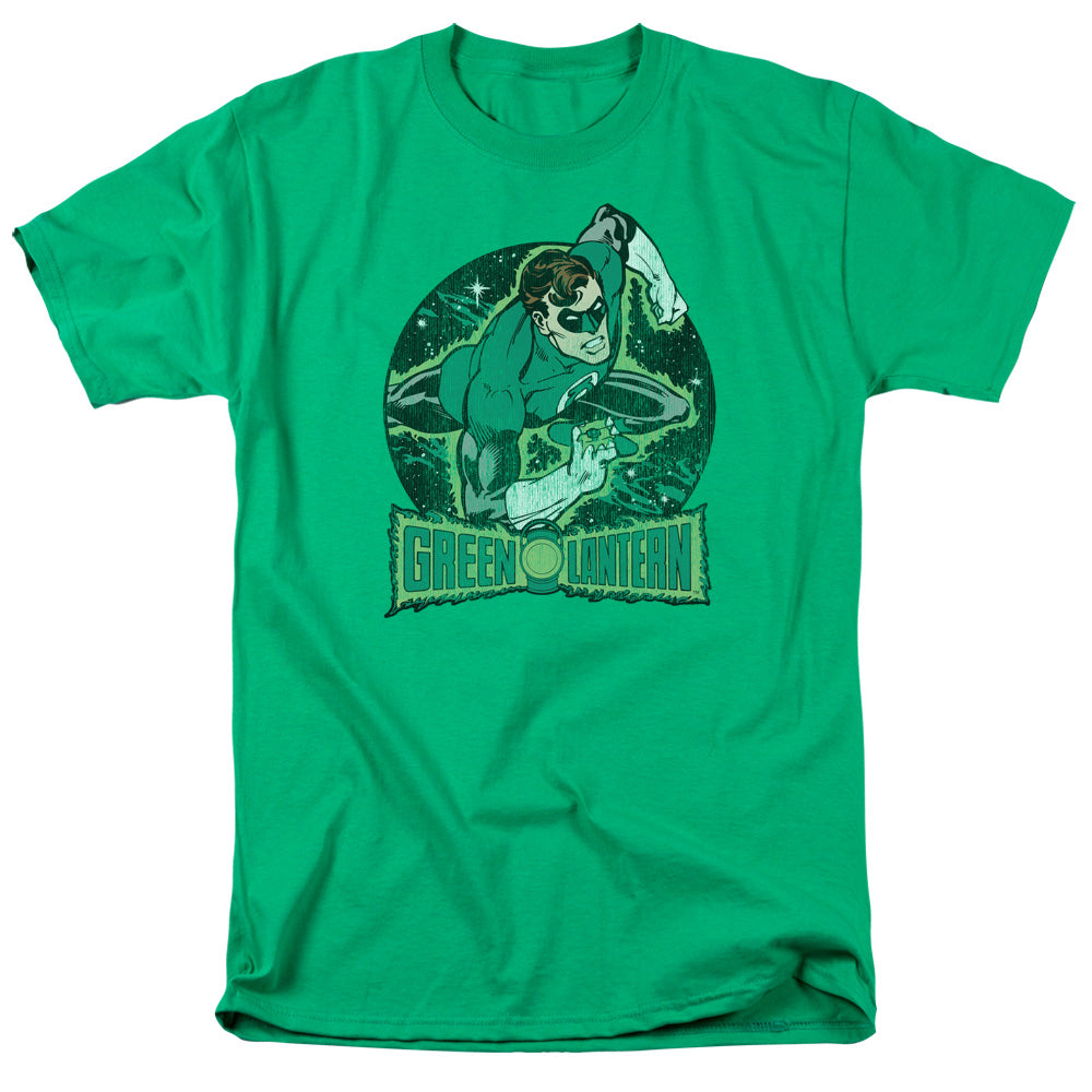 AN OFFCIALLY LICENSED DC IN THE SPOTLIGHT MEN'S REGULAR FIT T-SHIRT KELLY GREEN