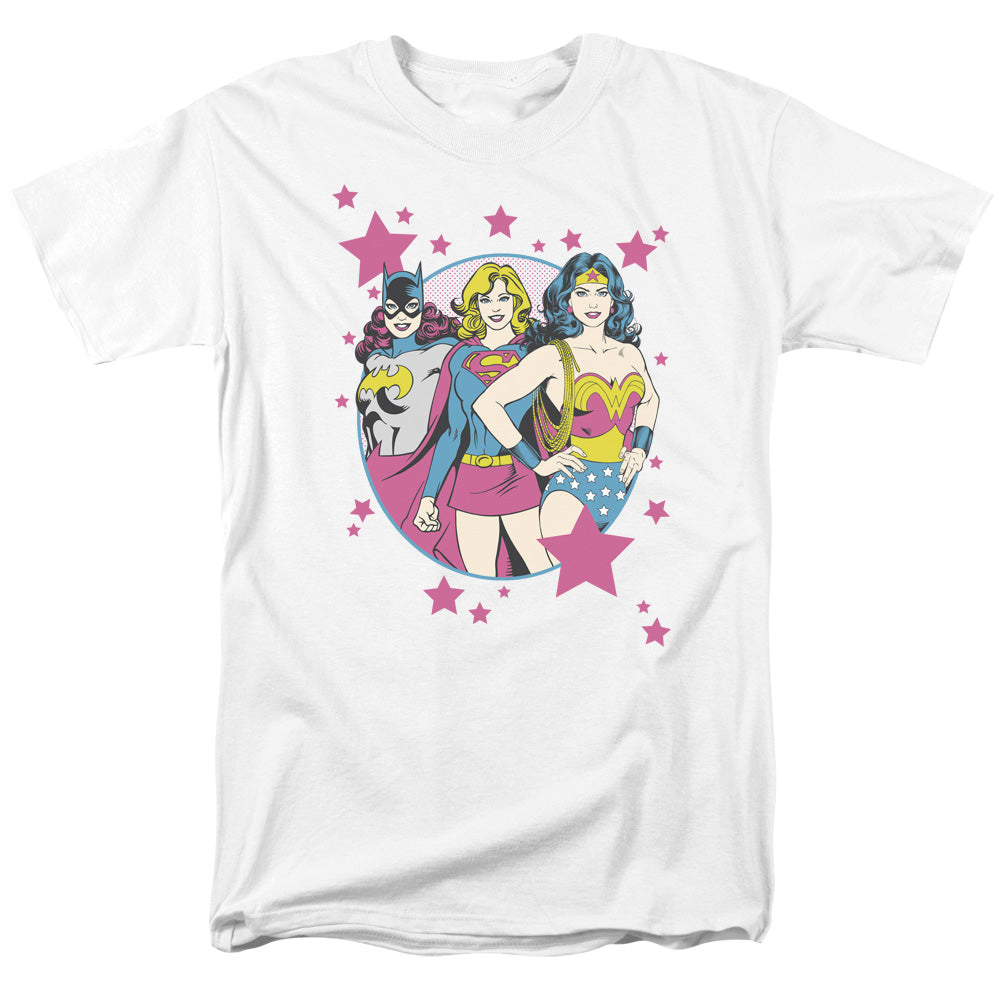 AN OFFCIALLY LICENSED DC WE ARE SUPERIOR MEN'S REGULAR FIT T-SHIRT WHITE