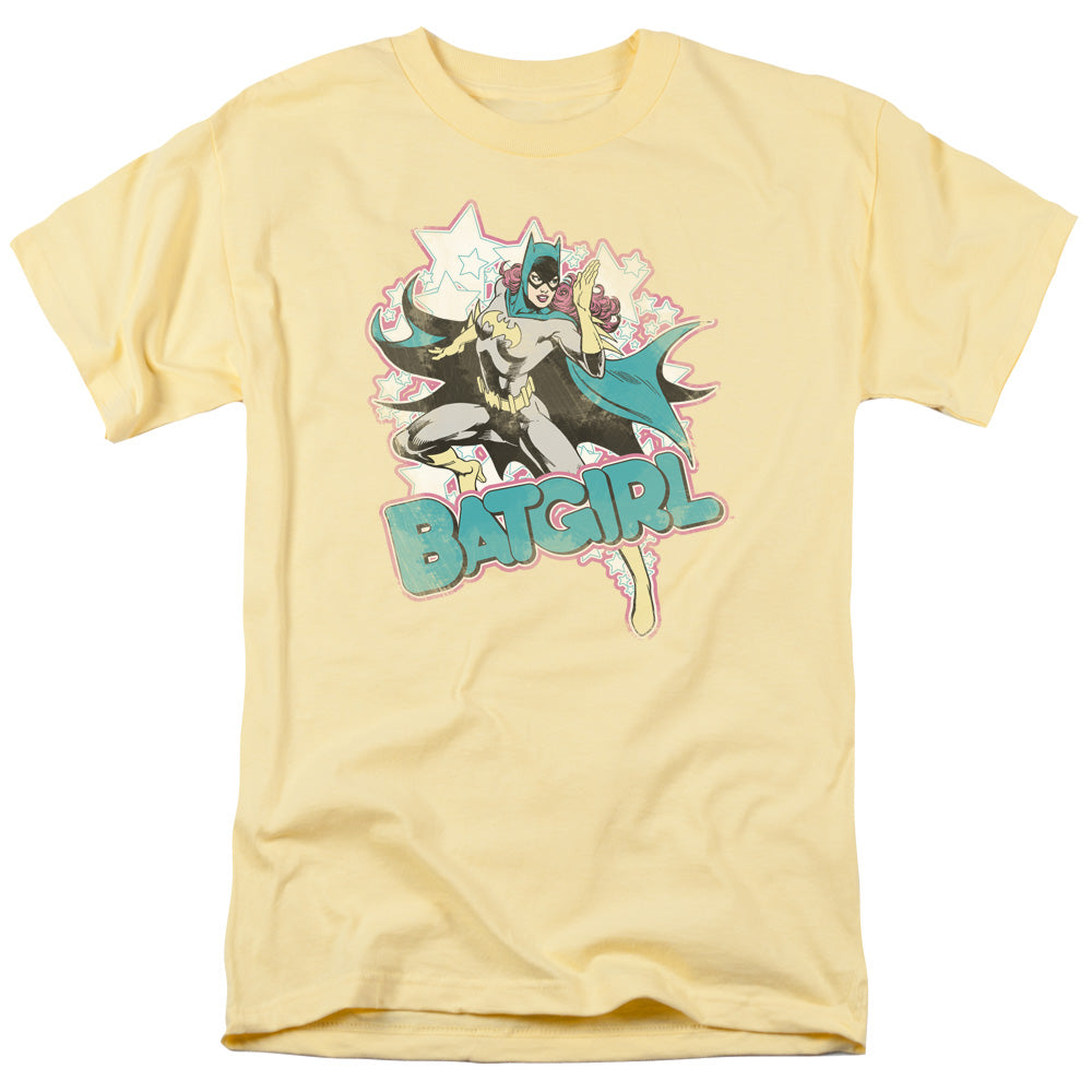 AN OFFCIALLY LICENSED DC IM BATGIRL MEN'S REGULAR FIT T-SHIRT BANANA