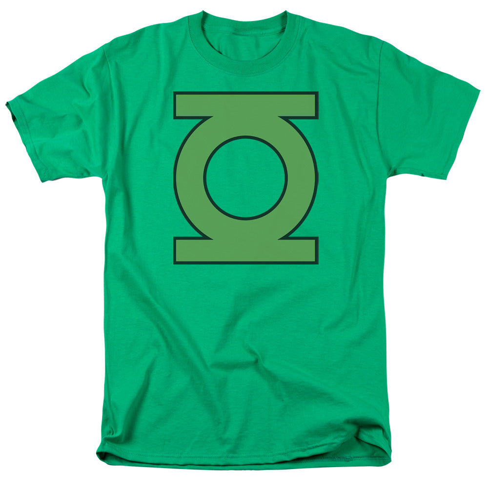 AN OFFCIALLY LICENSED DC GL EMBLEM MEN'S REGULAR FIT T-SHIRT KELLY GREEN