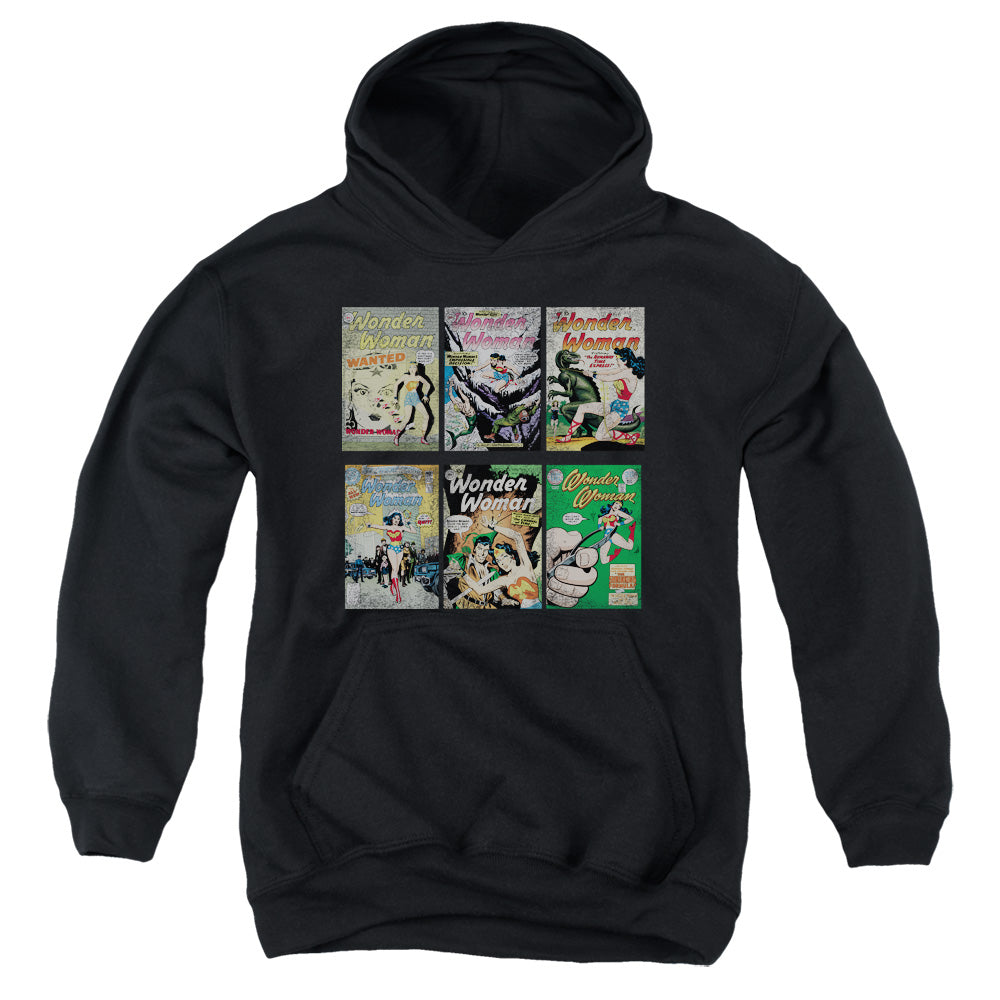 AN OFFCIALLY LICENSED DC WW COVERS YOUTH HOODIE BLACK