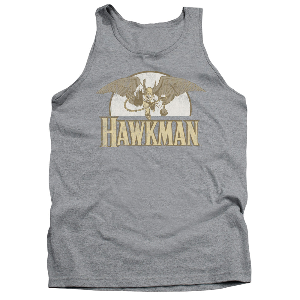 AN OFFCIALLY LICENSED DC FLY BY ADULT UNISEX TANK TOP ATHLETIC HEATHER