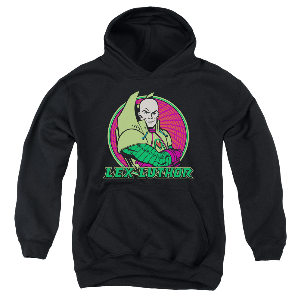 AN OFFCIALLY LICENSED DC LEX LUTHOR YOUTH HOODIE BLACK