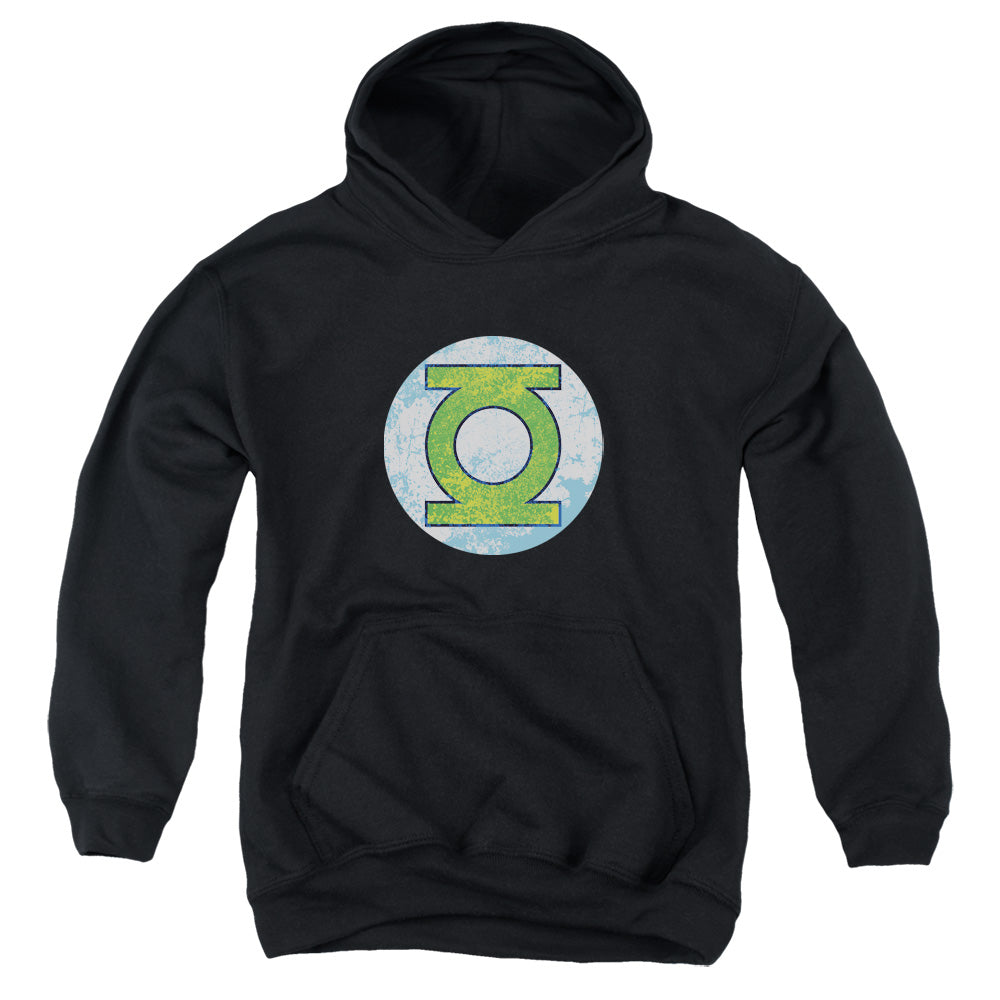 AN OFFCIALLY LICENSED DCO GL NEON DISTRESS LOGO YOUTH HOODIE BLACK