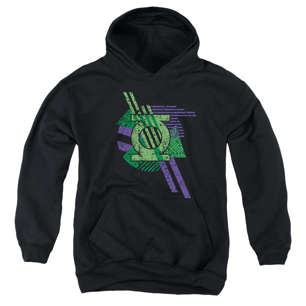 AN OFFCIALLY LICENSED DCO LANTERN SHAPES YOUTH HOODIE BLACK