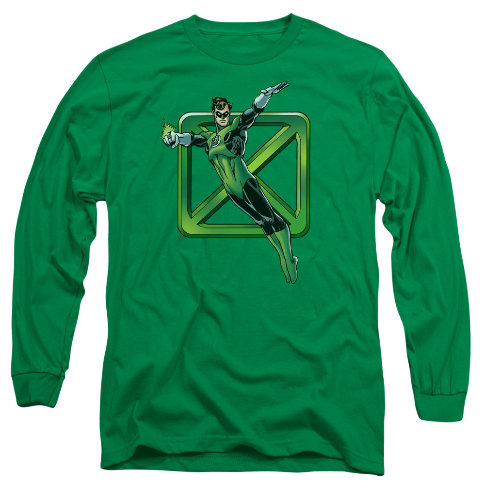 AN OFFCIALLY LICENSED DCO GREEN CROSS MEN'S LONG SLEEVE T-SHIRT KELLY GREEN
