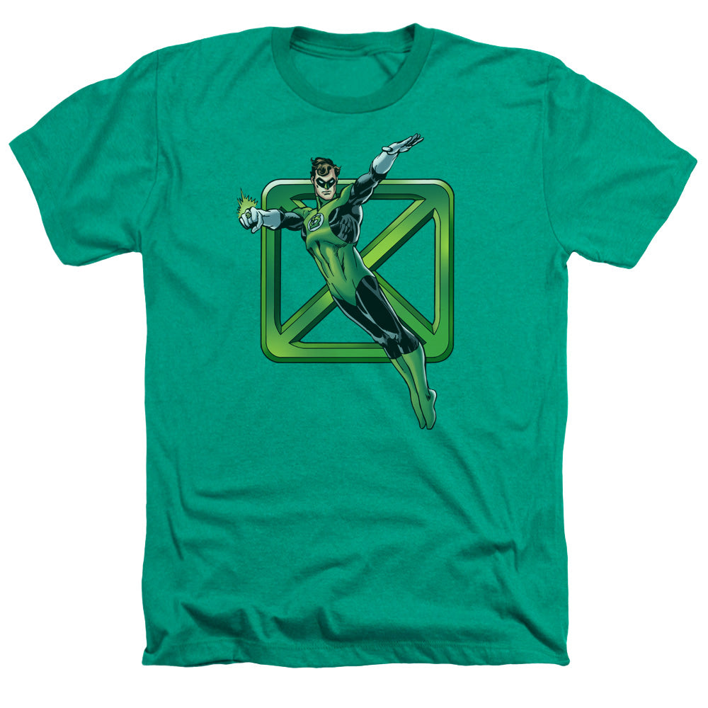 AN OFFCIALLY LICENSED DCO GREEN CROSS MEN'S HEATHER T-SHIRT KELLY GREEN