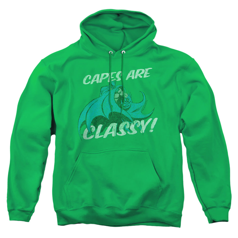 AN OFFCIALLY LICENSED DC CLASSY ADULT UNISEX PULLOVER HOODIE KELLY GREEN