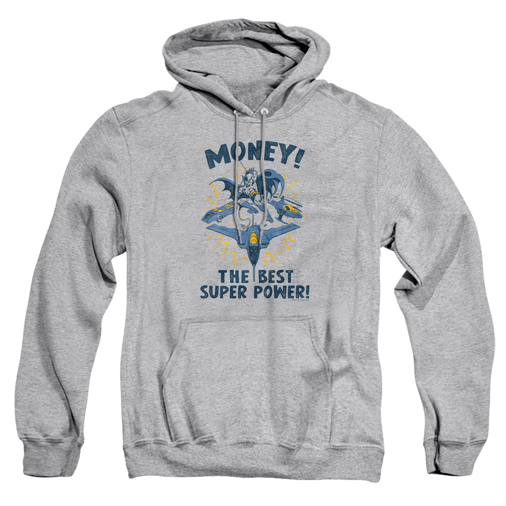 AN OFFCIALLY LICENSED DC MONEY ADULT UNISEX PULLOVER HOODIE ATHLETIC HEATHER
