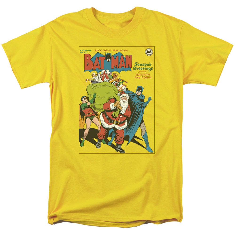 AN OFFCIALLY LICENSED DC COVER NO. 27 MEN'S REGULAR FIT T-SHIRT YELLOW