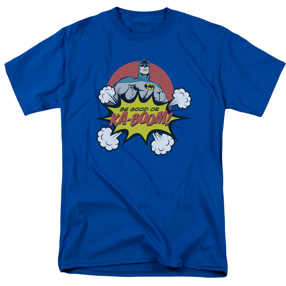 AN OFFCIALLY LICENSED DC KABOOM MEN'S REGULAR FIT T-SHIRT ROYAL