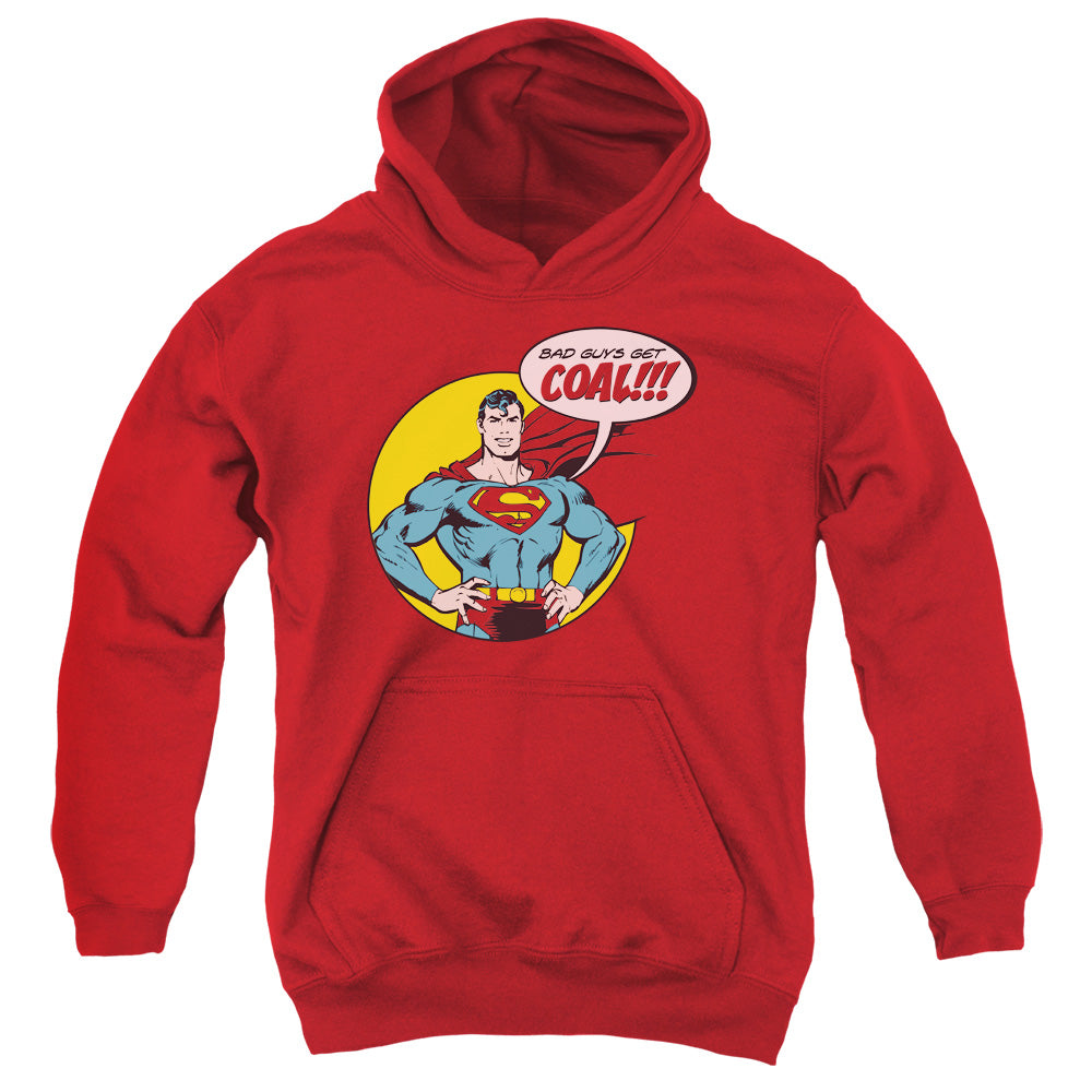 AN OFFCIALLY LICENSED DC COAL YOUTH HOODIE RED