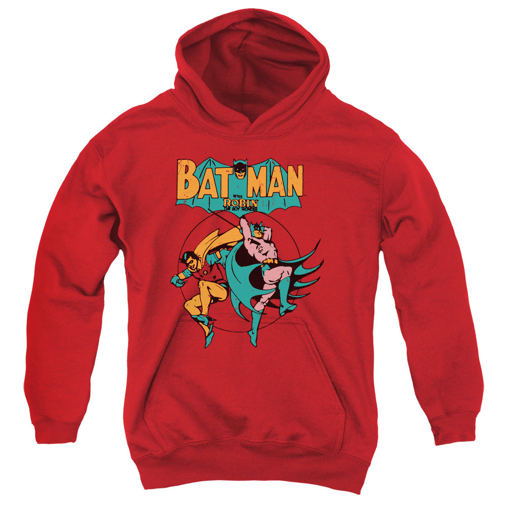 AN OFFCIALLY LICENSED DC STARLING SHOCK YOUTH HOODIE RED