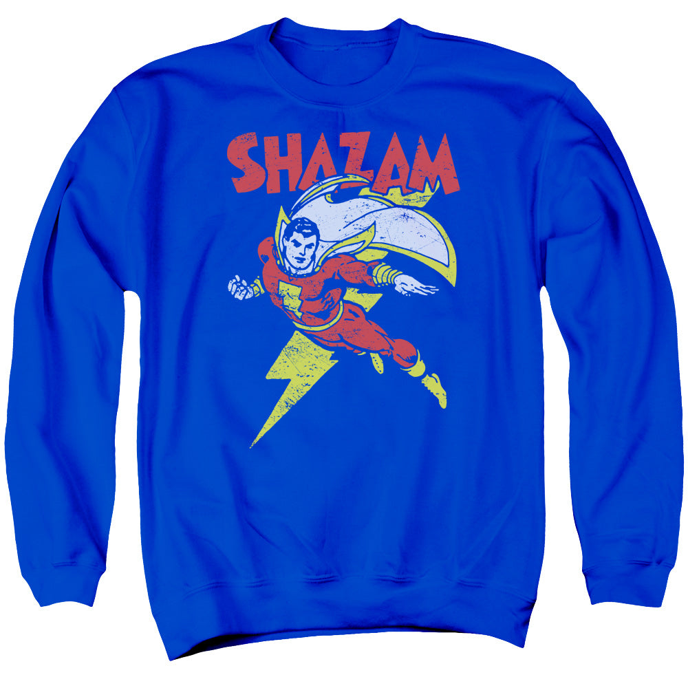 AN OFFCIALLY LICENSED DC LETS FLY ADULT UNISEX CREWNECK SWEATSHIRT ROYAL