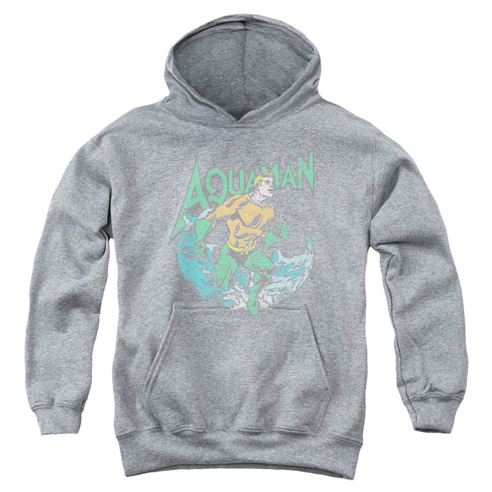 AN OFFCIALLY LICENSED DC MARCO YOUTH HOODIE ATHLETIC HEATHER