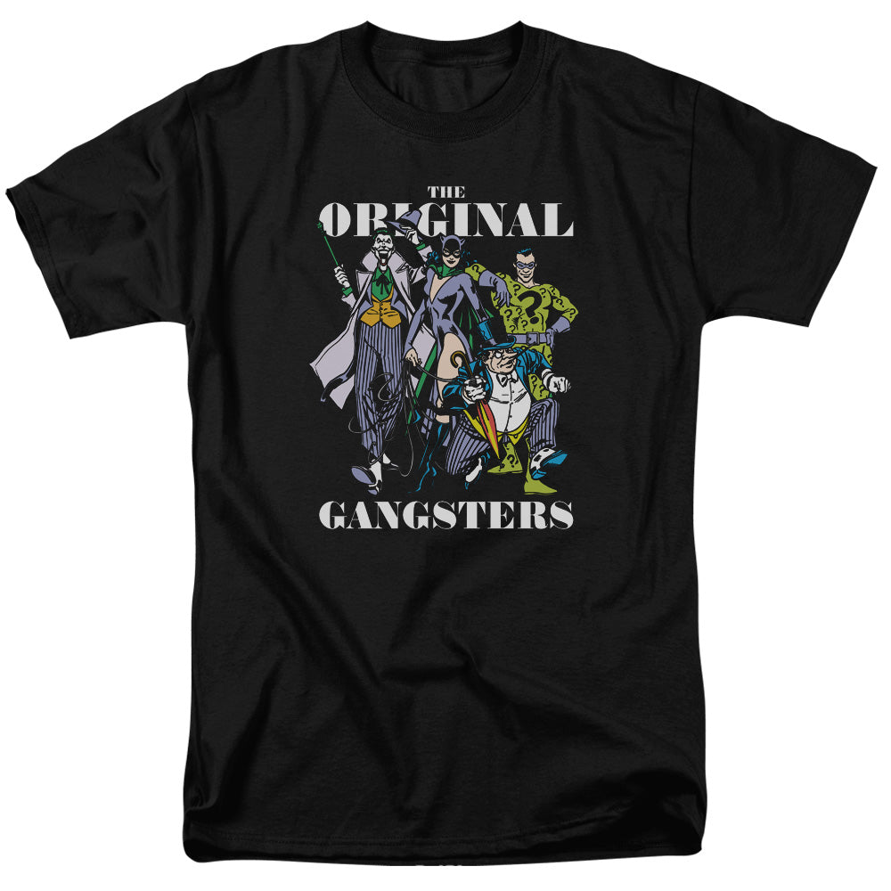 AN OFFCIALLY LICENSED DC ORIGINAL GANGSTERS MEN'S REGULAR FIT T-SHIRT BLACK