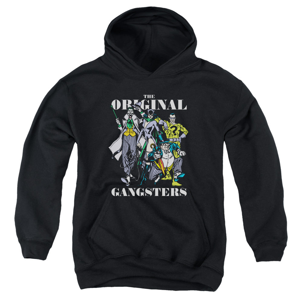 AN OFFCIALLY LICENSED DC ORIGINAL GANGSTERS YOUTH HOODIE BLACK