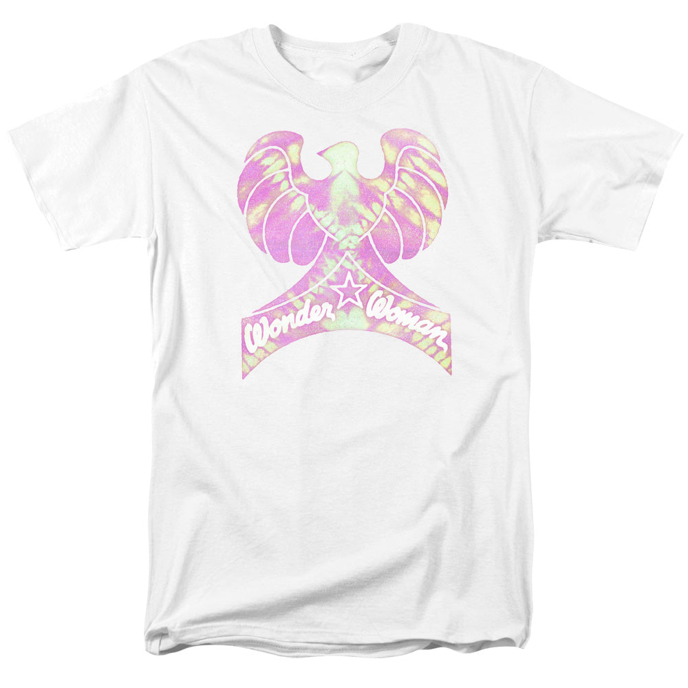 AN OFFCIALLY LICENSED DC WONDER BIRD MEN'S REGULAR FIT T-SHIRT WHITE