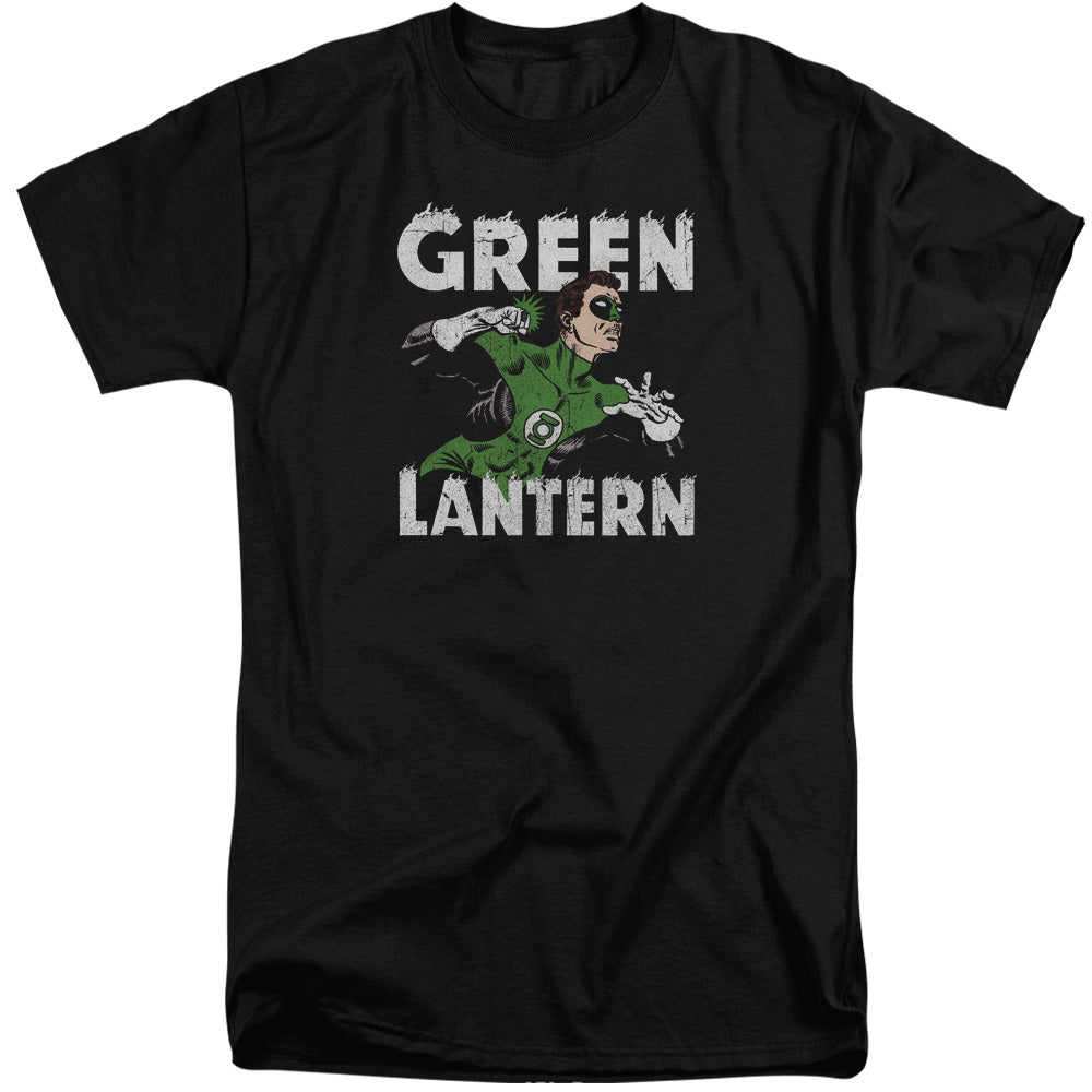 AN OFFCIALLY LICENSED DC HAL POWER MEN'S TALL FIT T-SHIRT BLACK