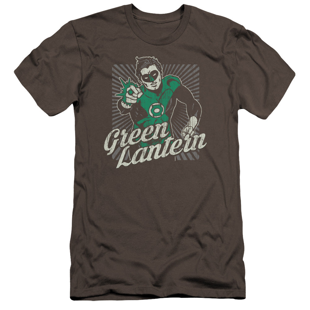 AN OFFCIALLY LICENSED DC RING RAYS MEN'S PREMIUM SLIM FIT T-SHIRT CHARCOAL