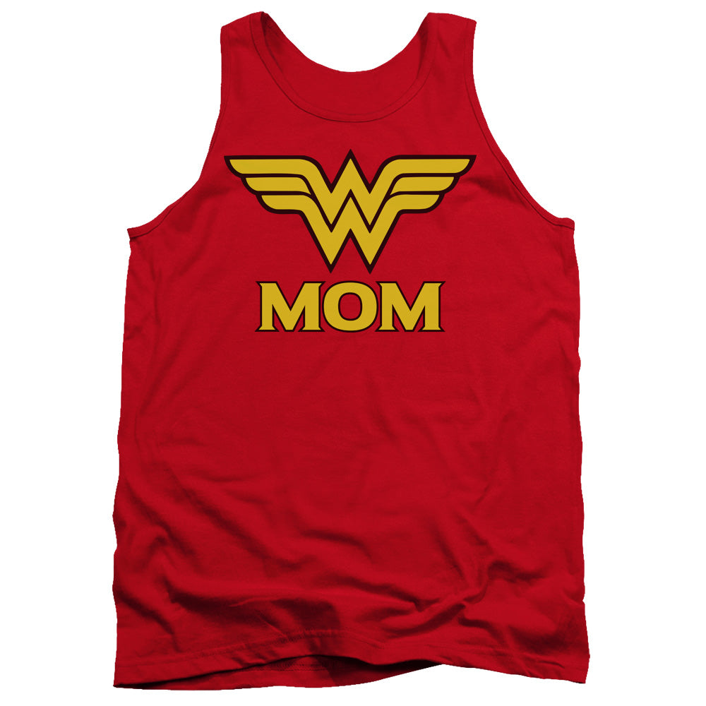 AN OFFCIALLY LICENSED DCO WONDER MOM ADULT UNISEX TANK TOP RED