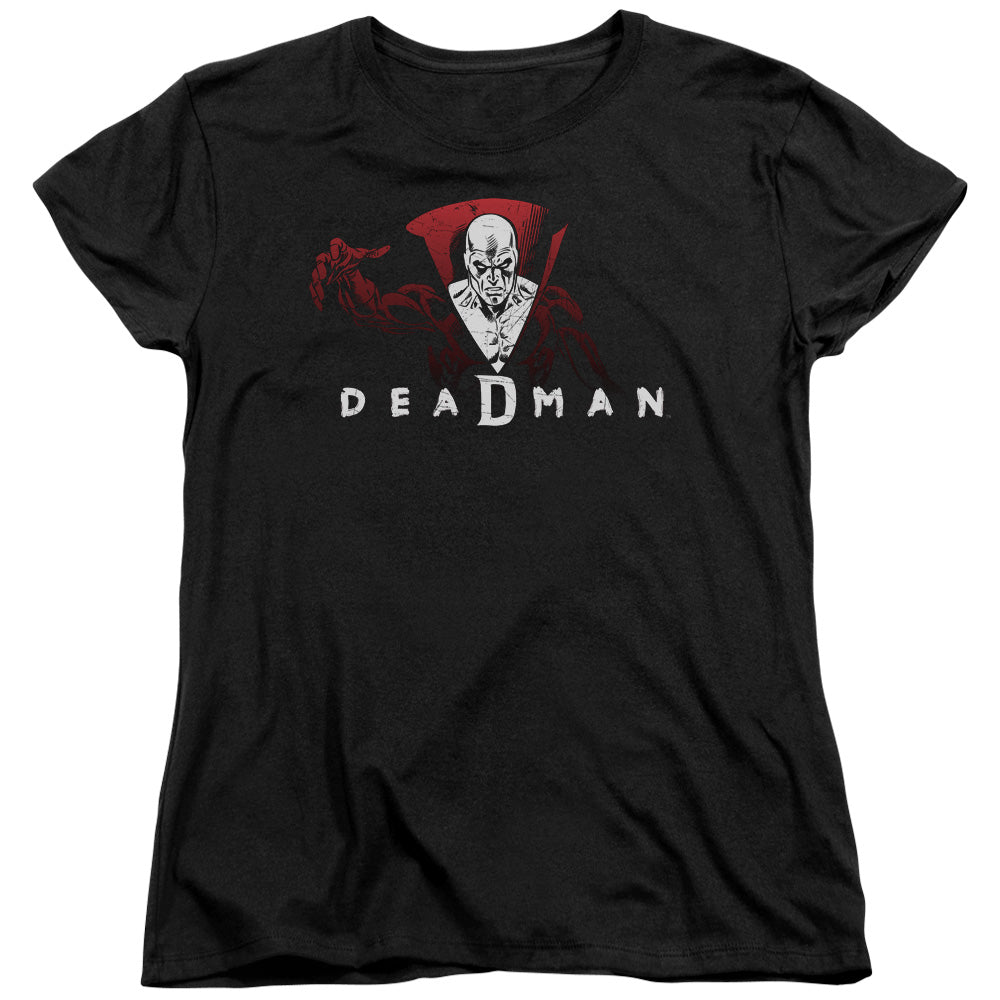 AN OFFCIALLY LICENSED DCO DEADMAN WOMEN'S REGULAR FIT T-SHIRT BLACK