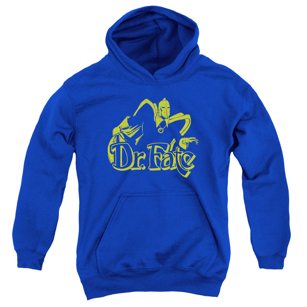 AN OFFCIALLY LICENSED DCO ONE COLOR FATE YOUTH HOODIE ROYAL