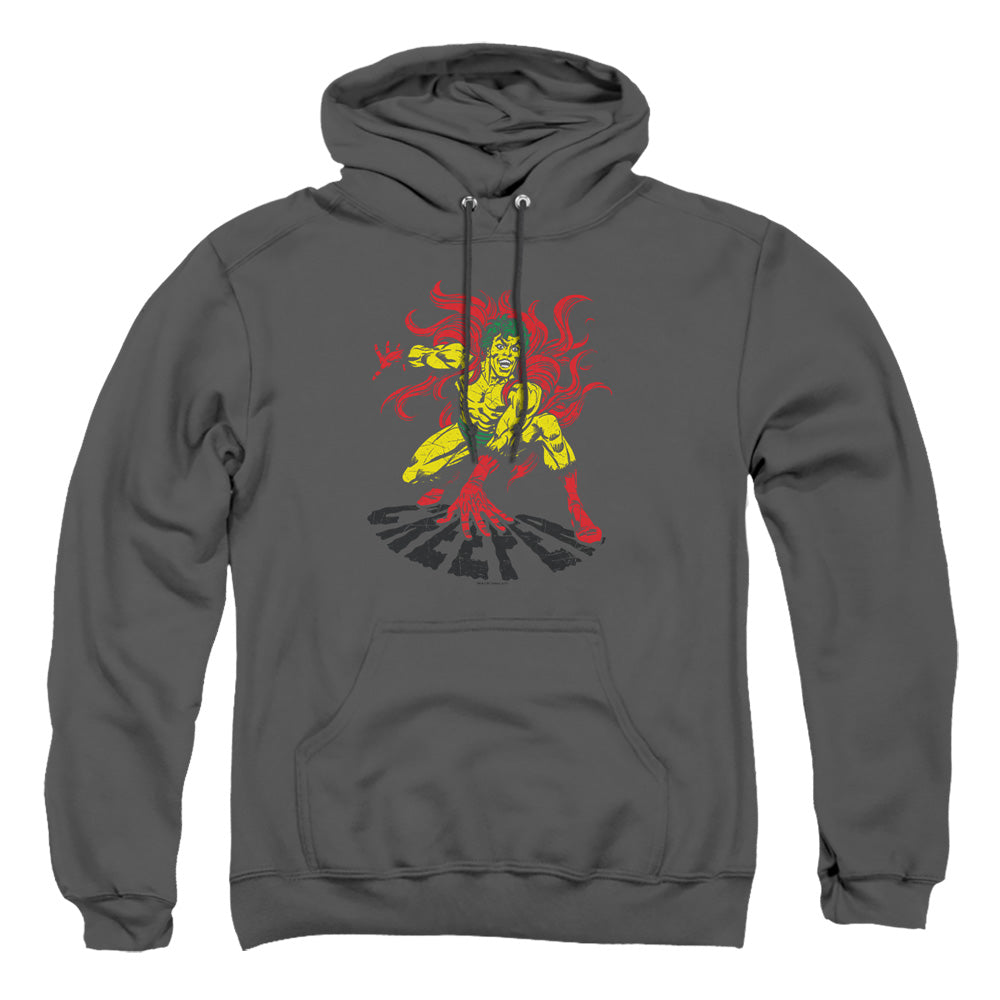 AN OFFCIALLY LICENSED DCO CREEPER ADULT UNISEX PULLOVER HOODIE CHARCOAL