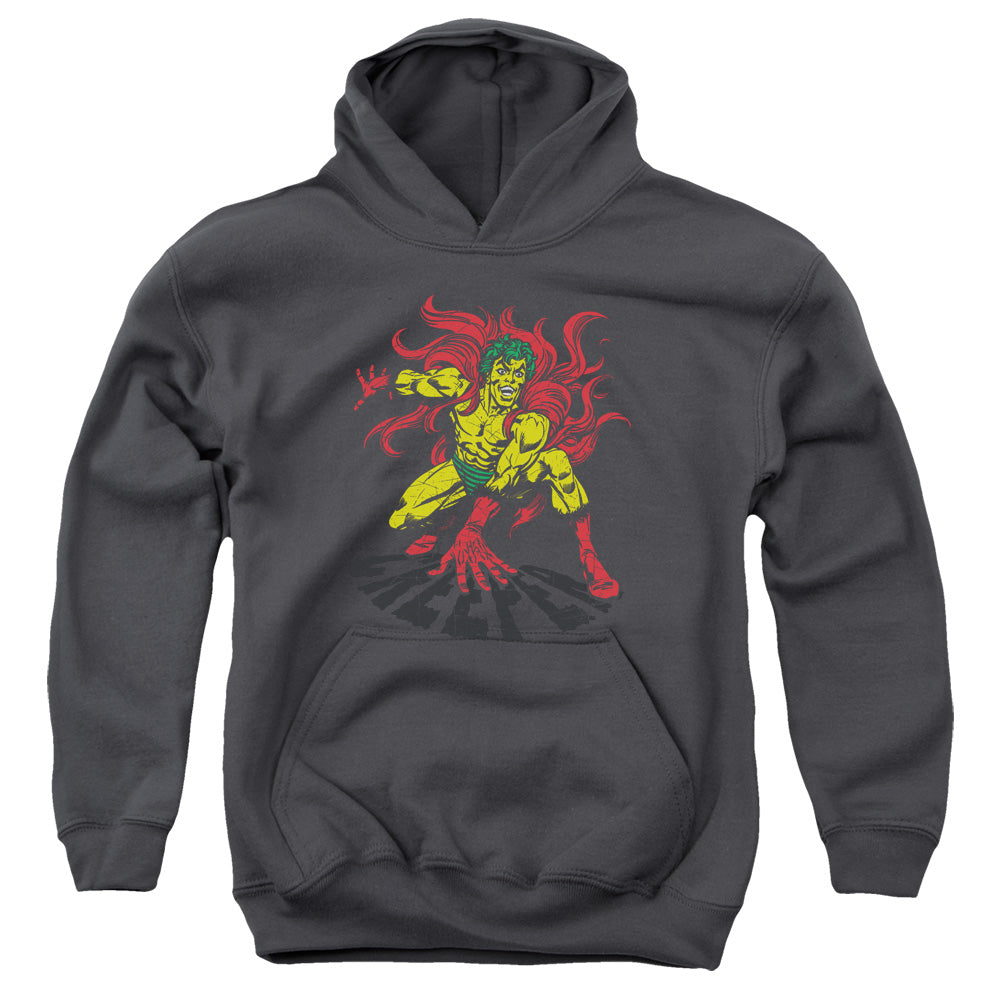 AN OFFCIALLY LICENSED DCO CREEPER YOUTH HOODIE CHARCOAL