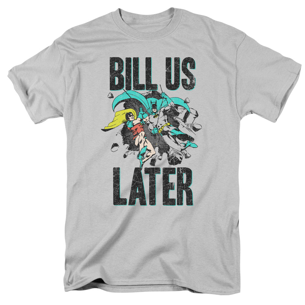 AN OFFCIALLY LICENSED DCO BILL US LATER MEN'S REGULAR FIT T-SHIRT SILVER