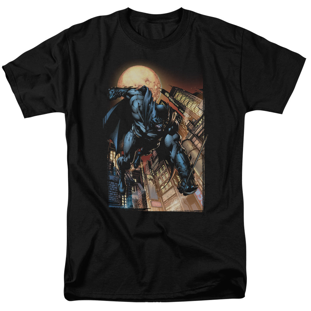 AN OFFCIALLY LICENSED BATMAN THE DARK KNIGHT #1 MEN'S REGULAR FIT T-SHIRT BLACK
