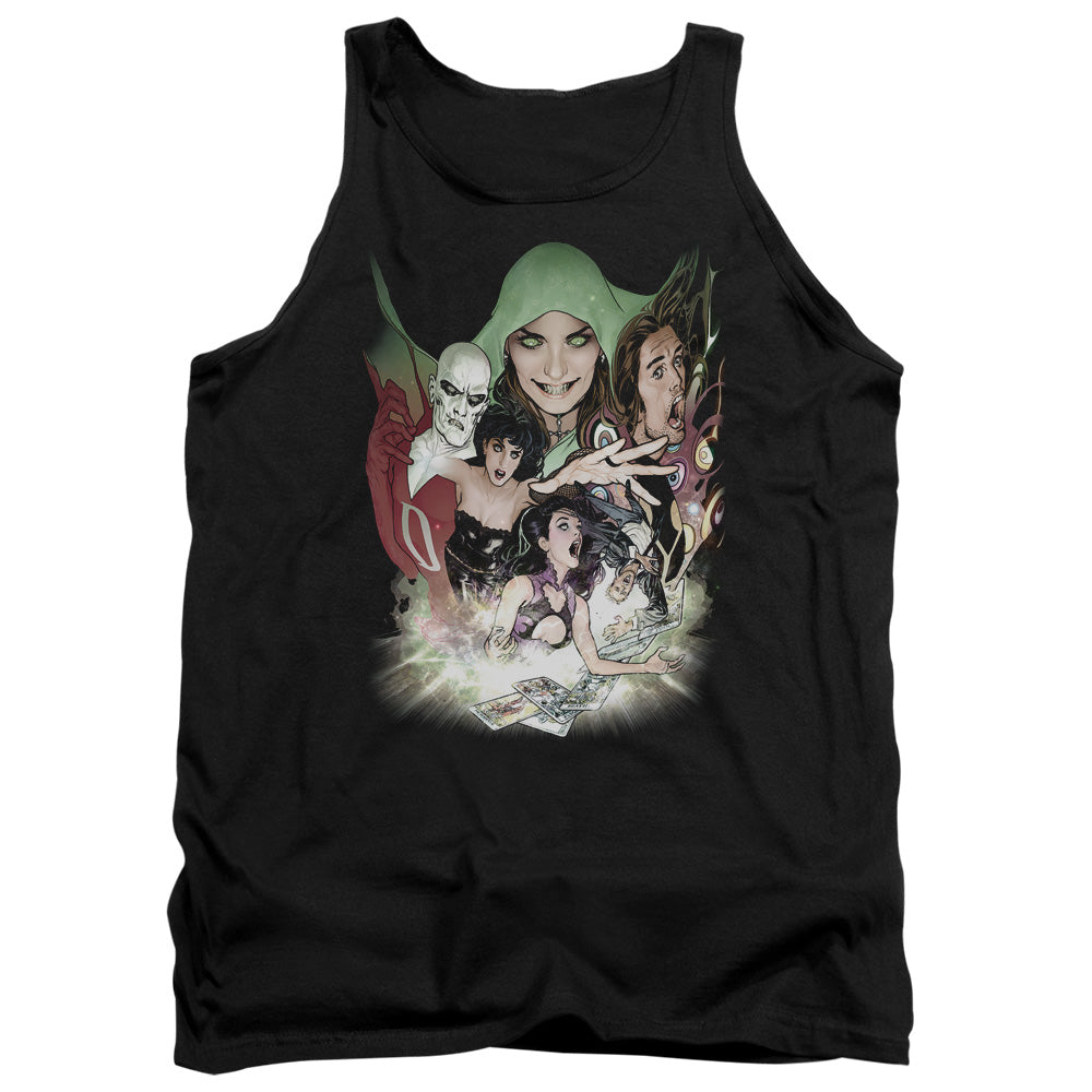 AN OFFCIALLY LICENSED DCR JUSTICE LEAGUE DARK ADULT UNISEX TANK TOP BLACK