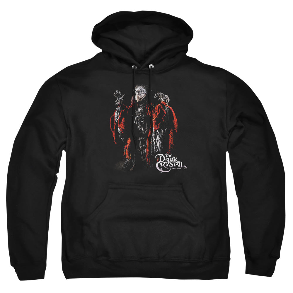 AN OFFCIALLY LICENSED DARK CRYSTAL SKEKSIS ADULT UNISEX PULLOVER HOODIE BLACK