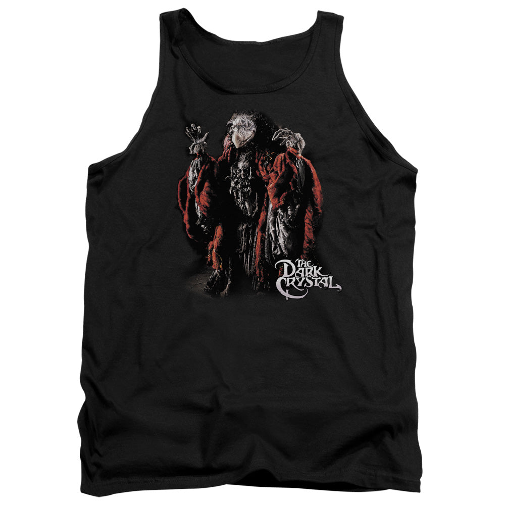 AN OFFCIALLY LICENSED DARK CRYSTAL SKEKSIS ADULT UNISEX TANK TOP BLACK