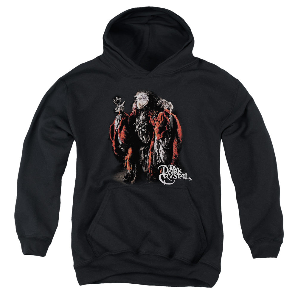 AN OFFCIALLY LICENSED DARK CRYSTAL SKEKSIS YOUTH HOODIE BLACK