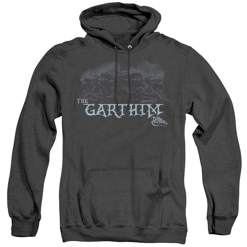 AN OFFCIALLY LICENSED DARK CRYSTAL THE GARTHIM ADULT UNISEX HEATHER PULLOVER HOODIE BLACK