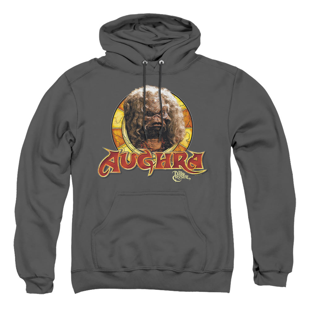 AN OFFCIALLY LICENSED DARK CRYSTAL AUGHRA CIRCLE ADULT UNISEX PULLOVER HOODIE CHARCOAL