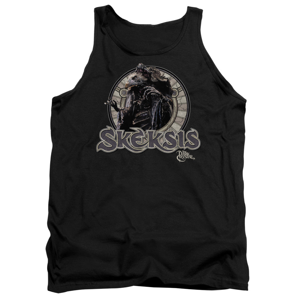 AN OFFCIALLY LICENSED DARK CRYSTAL SKEKSIS ADULT UNISEX TANK TOP BLACK