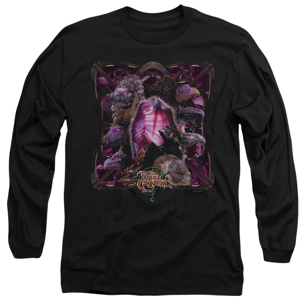 AN OFFCIALLY LICENSED DARK CRYSTAL LUST FOR POWER MEN'S LONG SLEEVE T-SHIRT BLACK