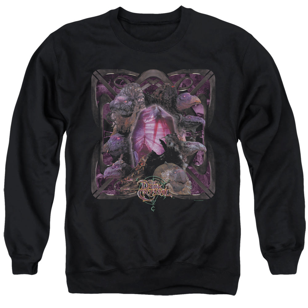 AN OFFCIALLY LICENSED DARK CRYSTAL LUST FOR POWER ADULT UNISEX CREWNECK SWEATSHIRT BLACK