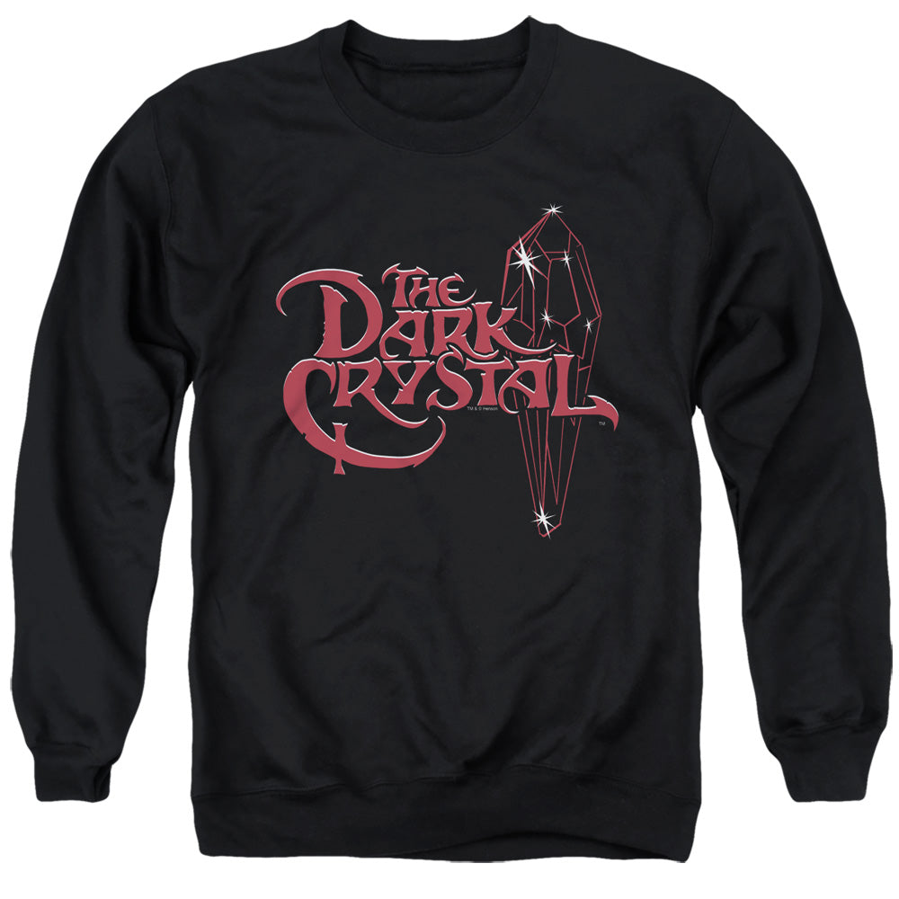 AN OFFCIALLY LICENSED DARK CRYSTAL BRIGHT LOGO ADULT UNISEX CREWNECK SWEATSHIRT BLACK
