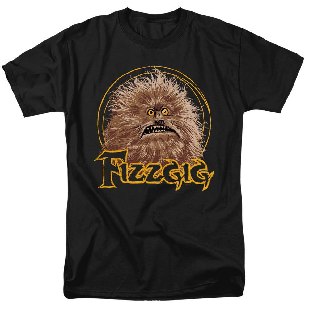 AN OFFCIALLY LICENSED DARK CRYSTAL FIZZGIG MEN'S REGULAR FIT T-SHIRT BLACK
